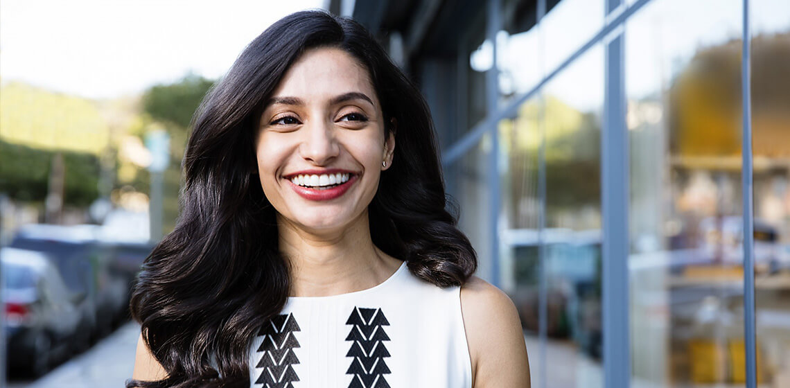 smiling woman